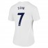 Camisola Tottenham Hotspur Son Heung-min 7 Mulher Equipamento Primeiro 2021-2022 Manga Curta